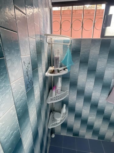 Customer photo review of Esquinero Organizador De Ducha Ajustable
