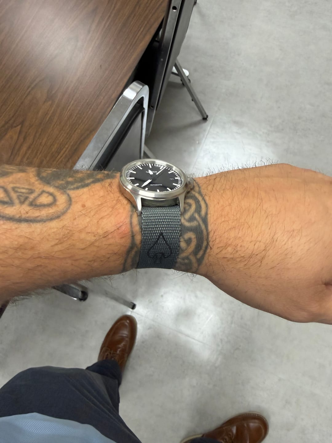 Customer photo review of NOFORN Single-Pass Watch Strap