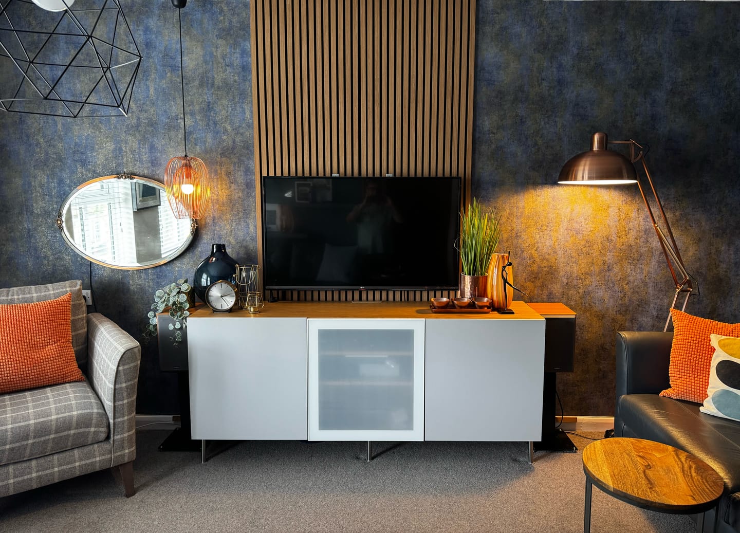 Customer photo review of Natural Oak Acoustic Wall Panel