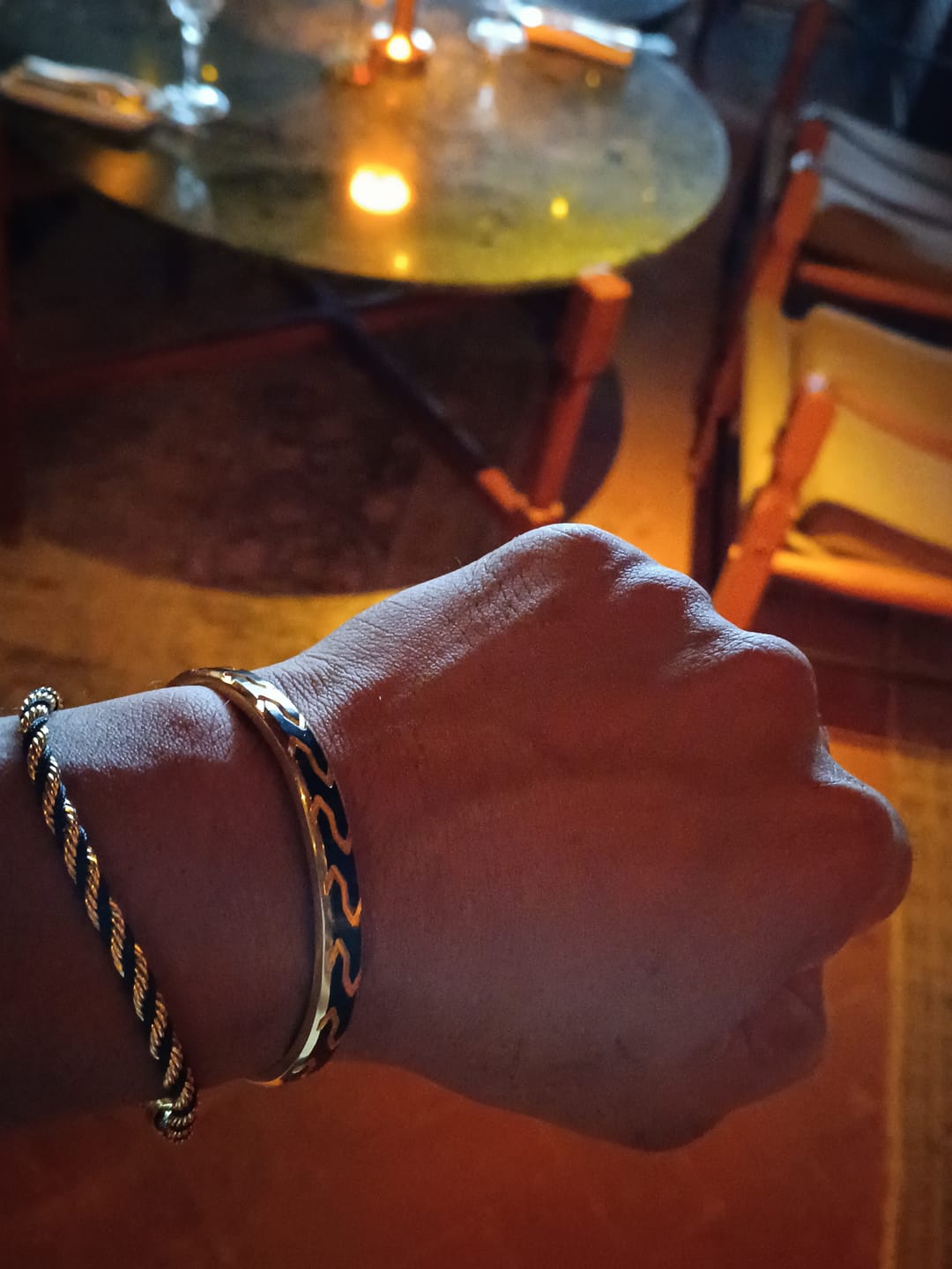 Customer photo review of Julivno Cuff Bracelet