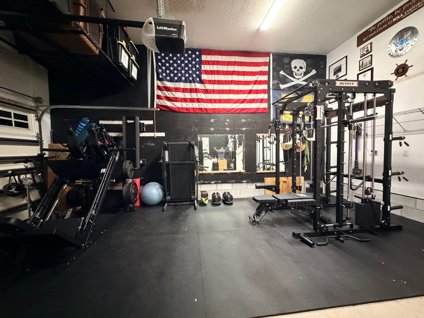 Customer photo review of RitFit M2 SERIES Multi-Functional Modular Home Gym Package