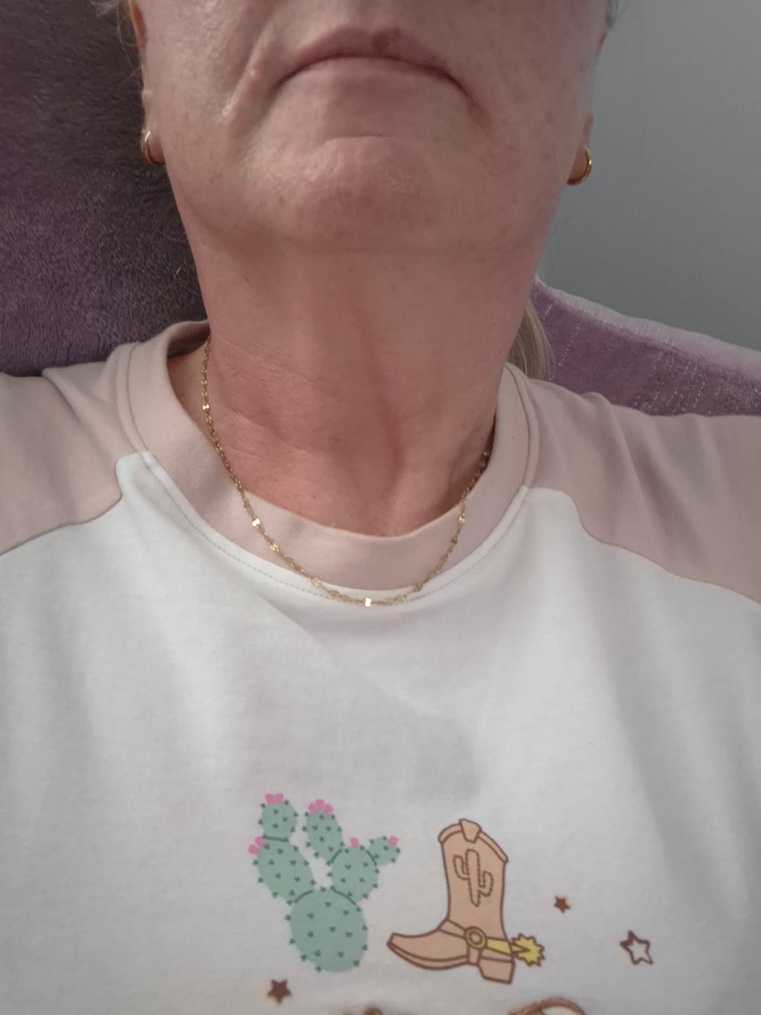 Customer photo review of Dainty Necklace