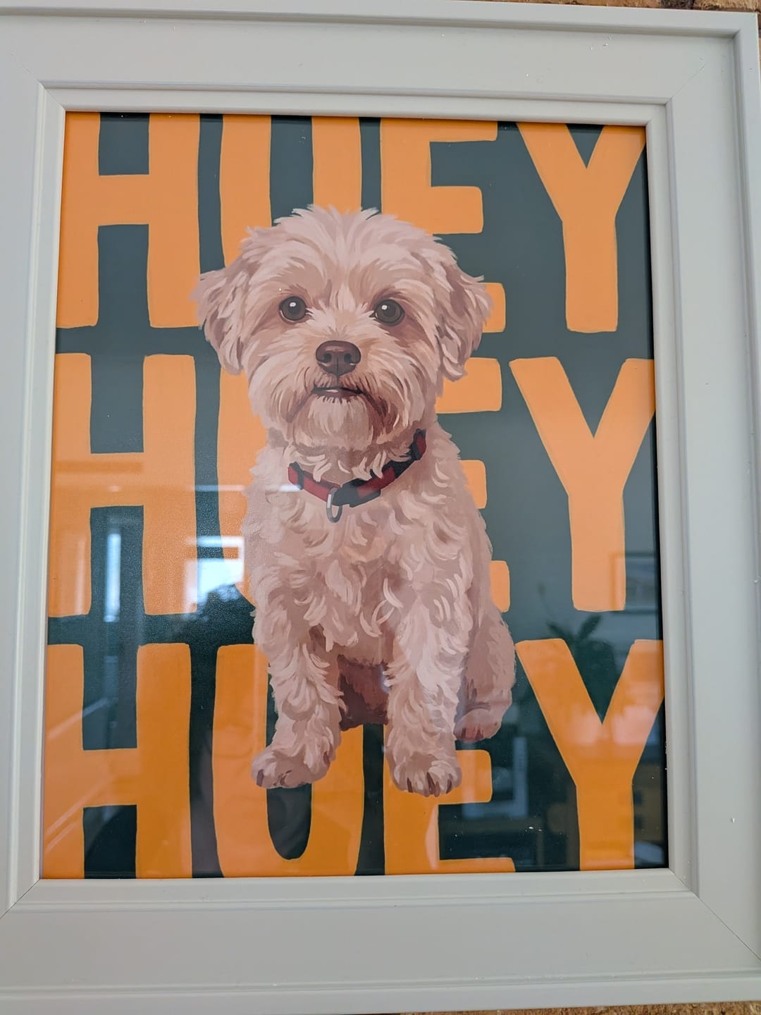 Customer photo review of Big Name - Personalised Poster