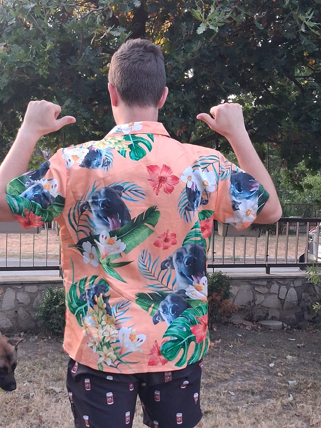 Customer photo review of La tua foto - Camicia hawaiana personalizzata