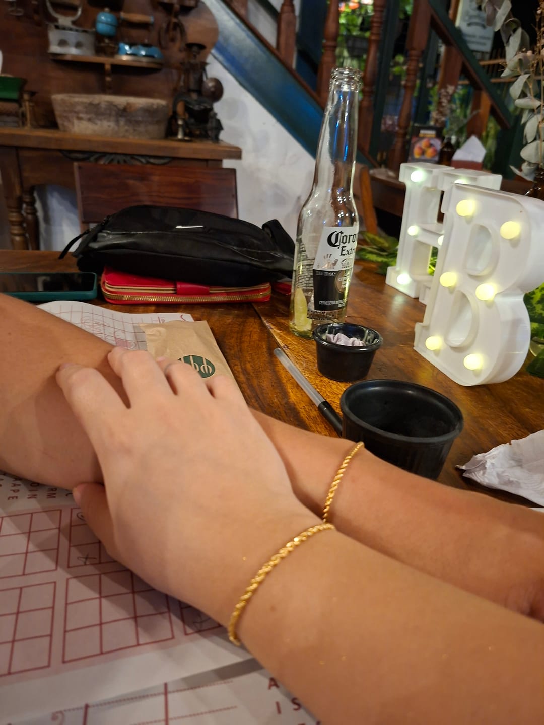 Customer photo review of Pulseras Lazo en Oro laminado 18k Para Pareja
