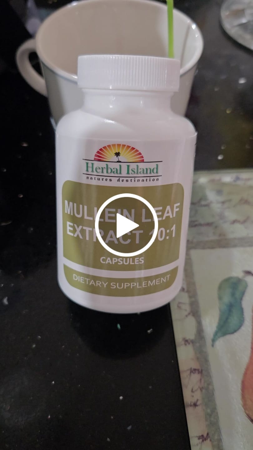 Customer video review of Mullein Leaf Capsules | Natural Lung Detox & Mucus Cleanse