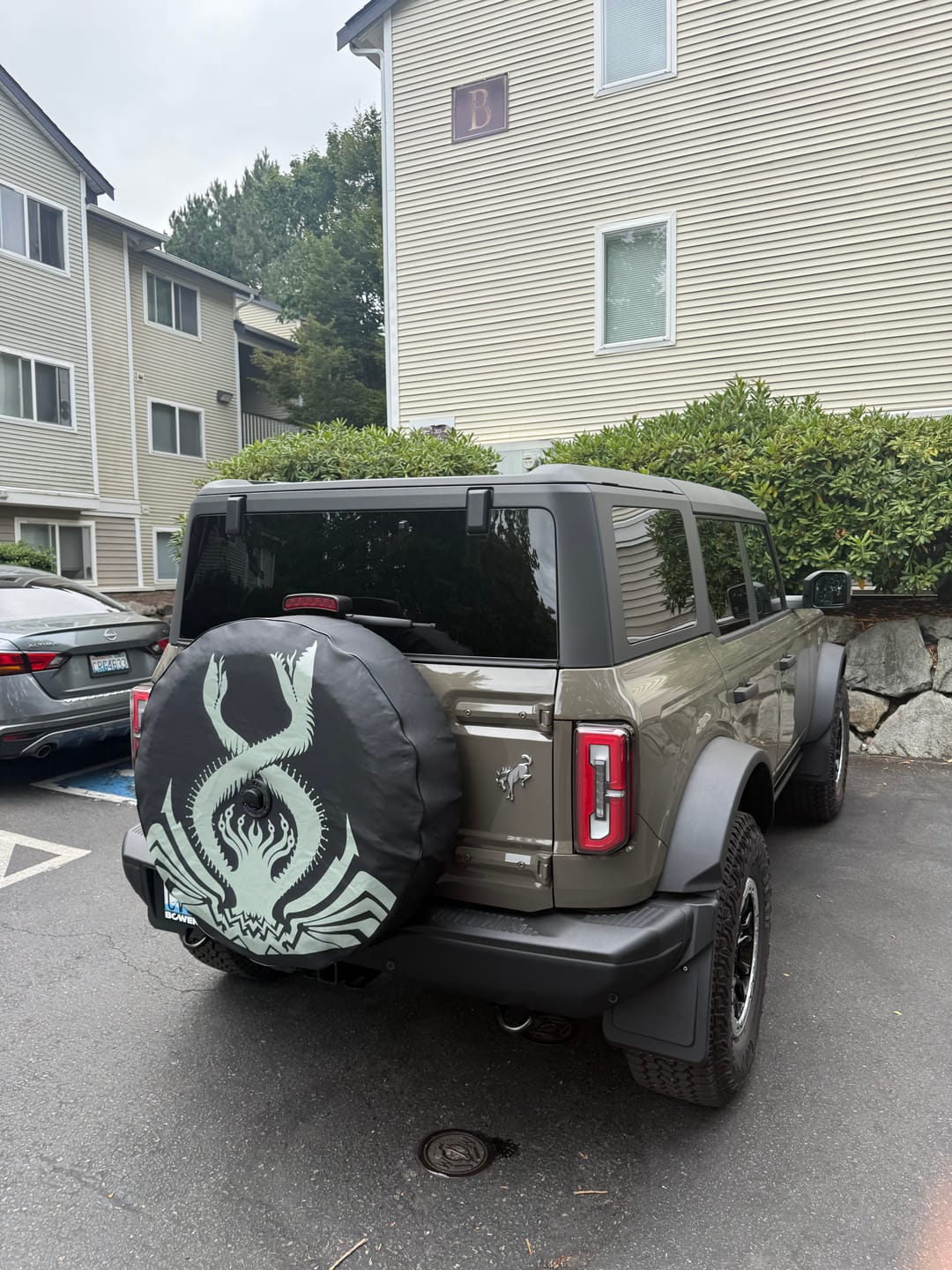 Customer photo review of CUSTOM Ford Bronco Tire Cover