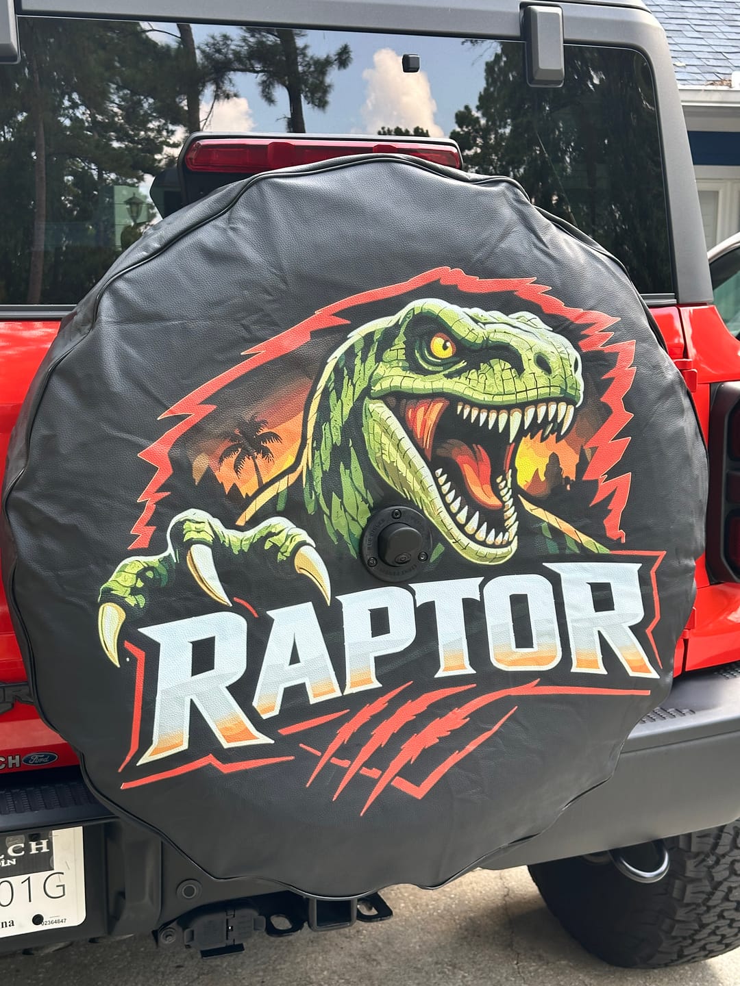 Customer photo review of CUSTOM Ford Bronco Tire Cover