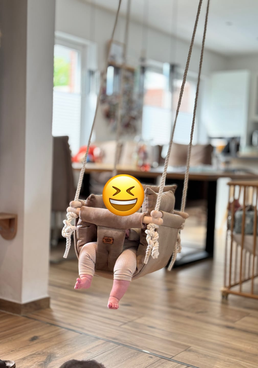 Customer photo review of Premium Brown - Handgefertigte Schaukel