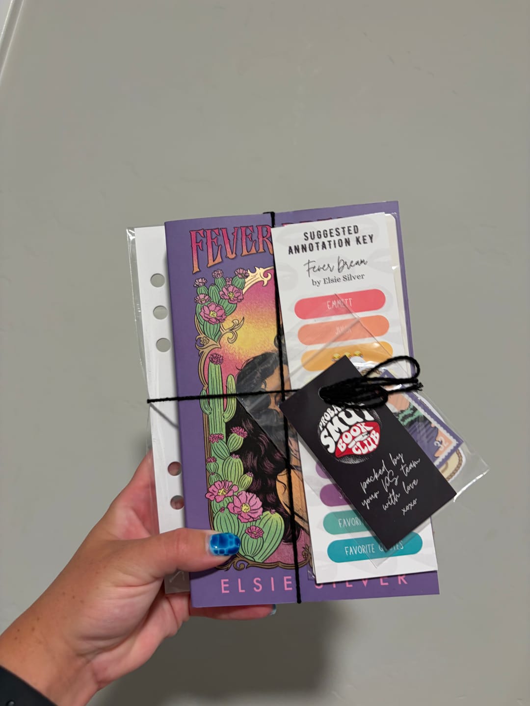 Customer photo review of good girl book club subscription