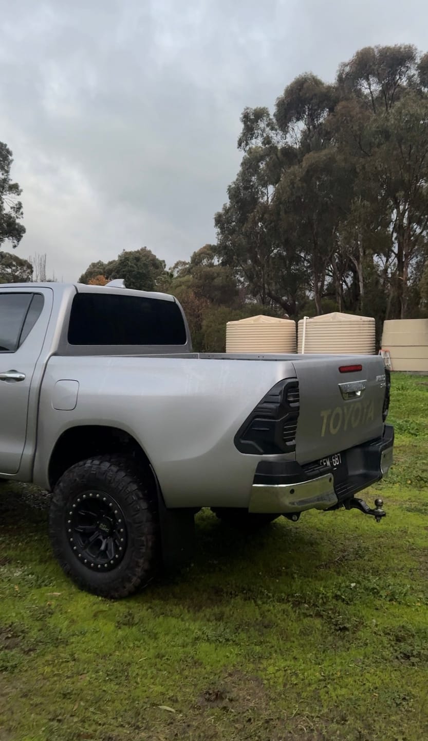 Customer photo review of LED Tail Lights for Toyota Hilux N80 (2016-2025)