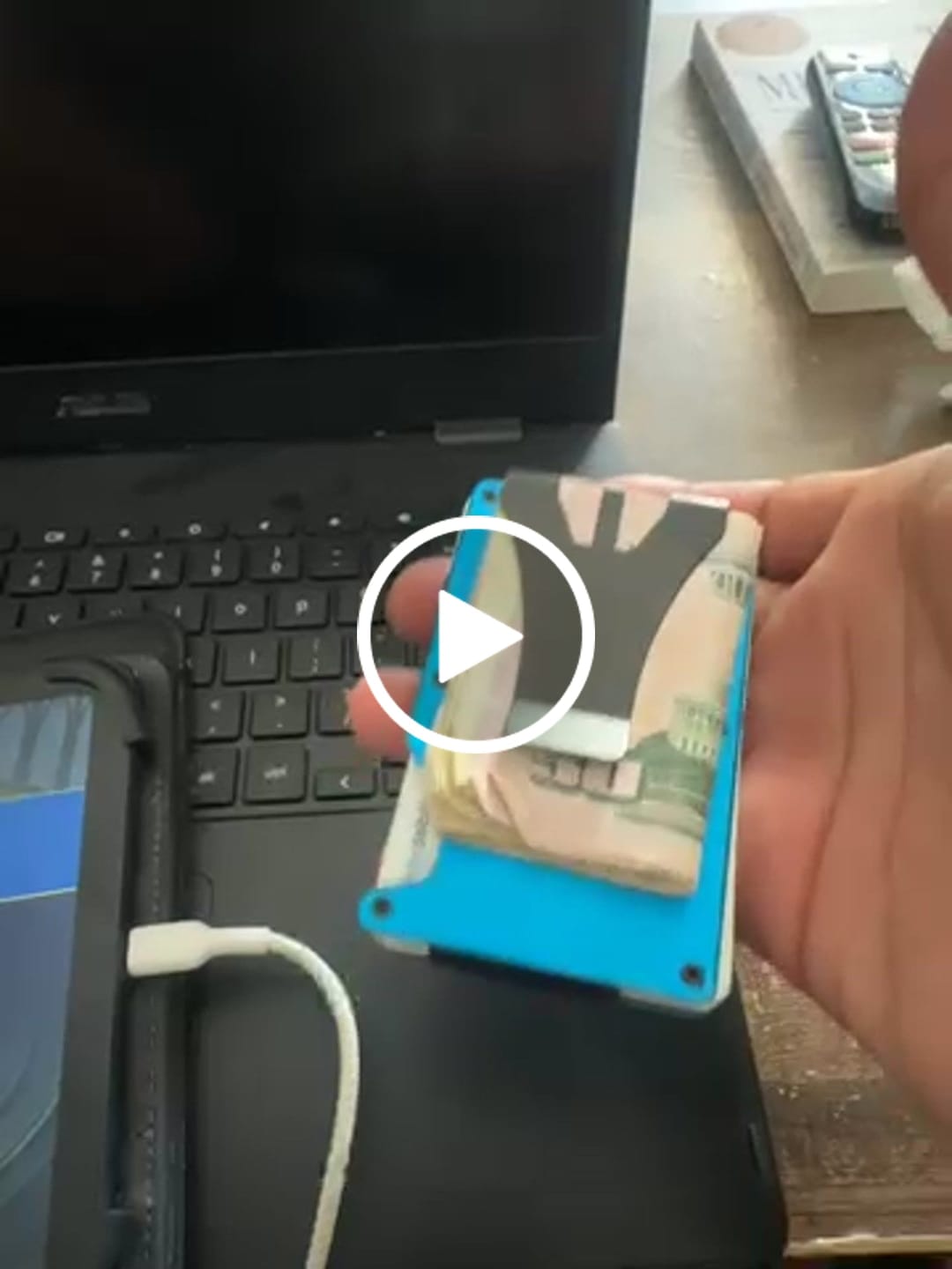 Customer video review of AirWallet