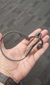 Customer photo review of Larrikin Shift™ Open-Ear Headphones