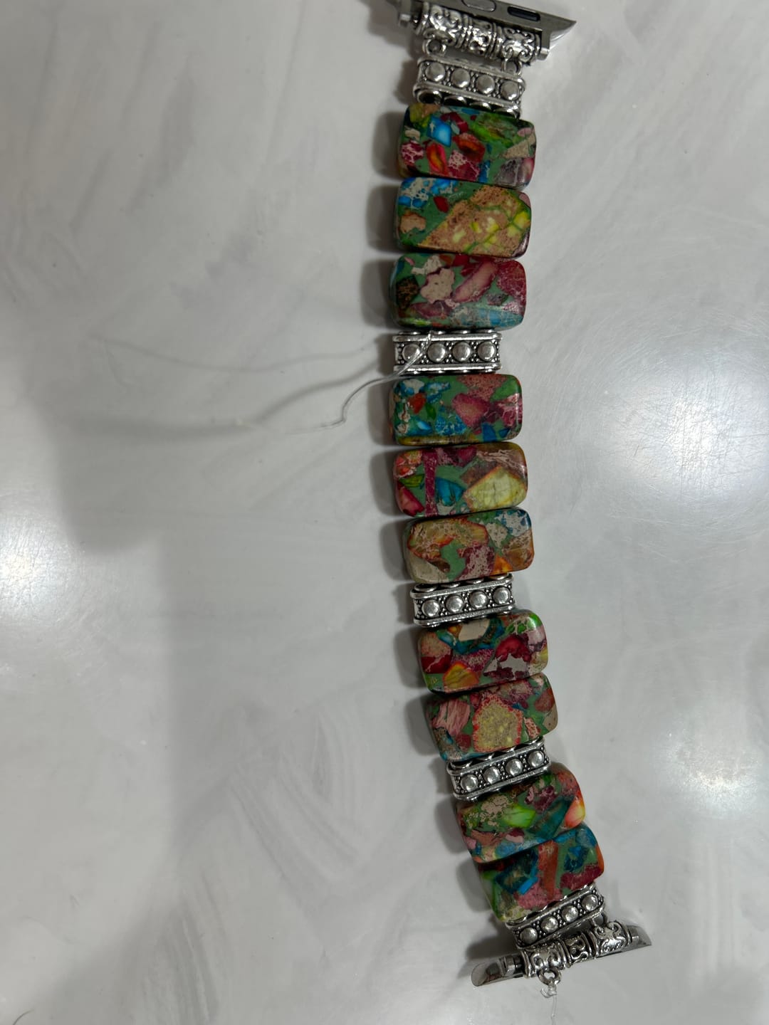 Customer photo review of Chic Flower Stretch Apple Watch Strap