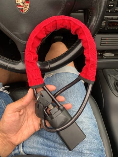 Customer photo review of Ultimate Universal Steering Lock