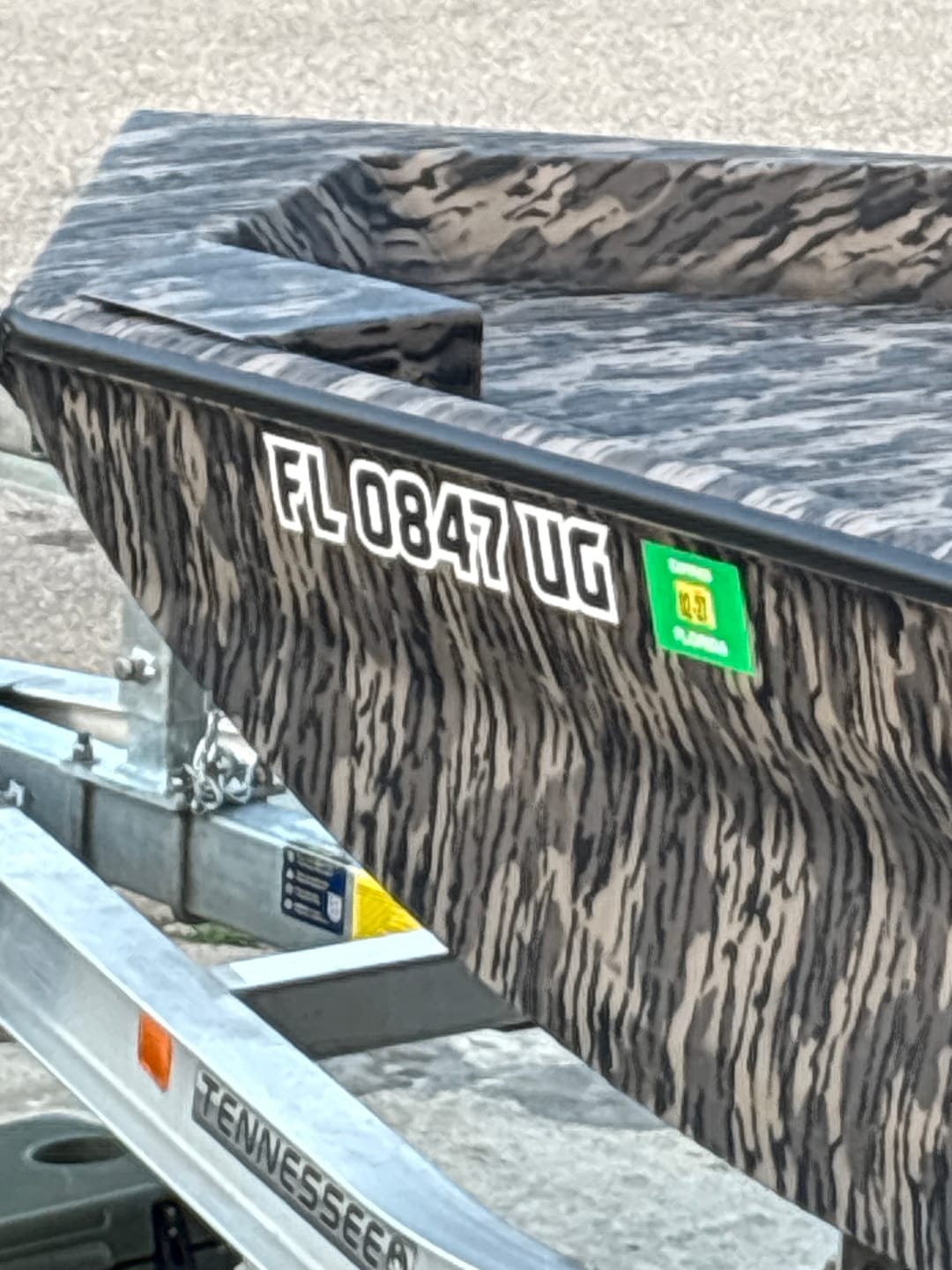 Customer photo review of Gloss Boat Numbers