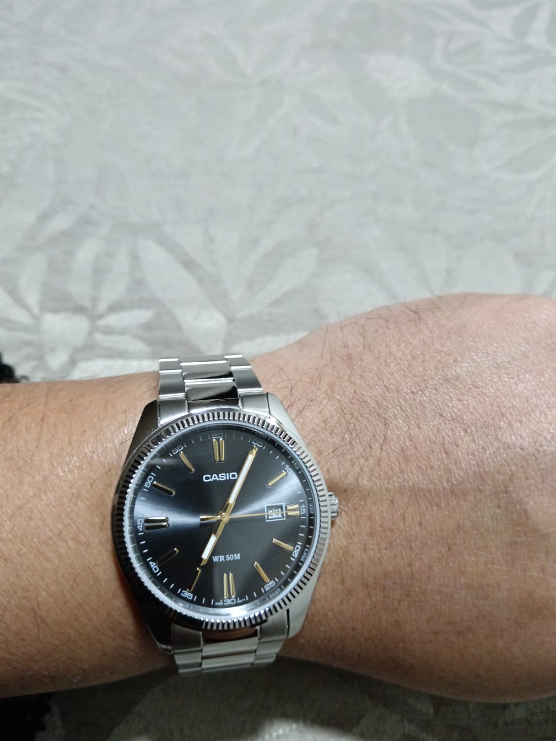 Customer photo review of Reloj Casio Análogo MTP-1302D-1A2V Negro 38,5mm