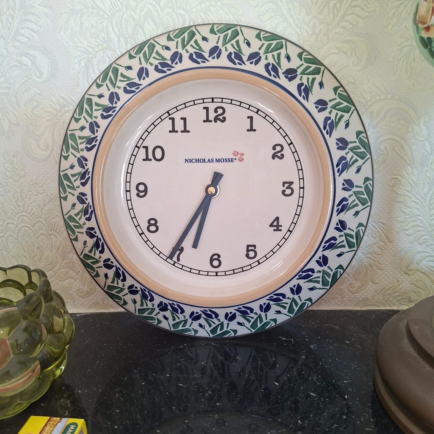 Customer photo review of Large Wall Clock | Blue Blooms