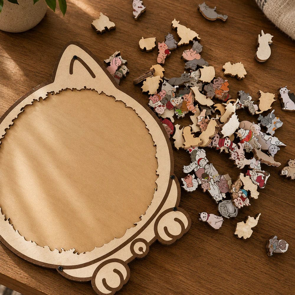Customer photo review of PuzzPati® Ahşap Kedi Puzzle