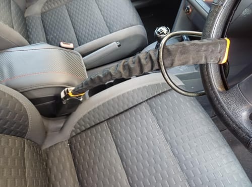 Customer photo review of Ultimate Universal Steering Lock