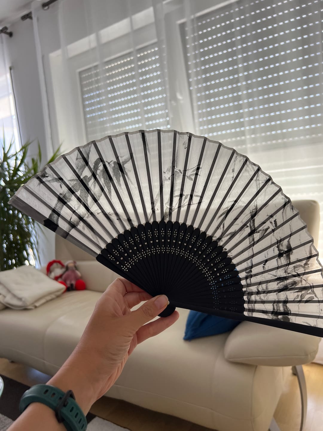 Customer photo review of Fächer Bambus