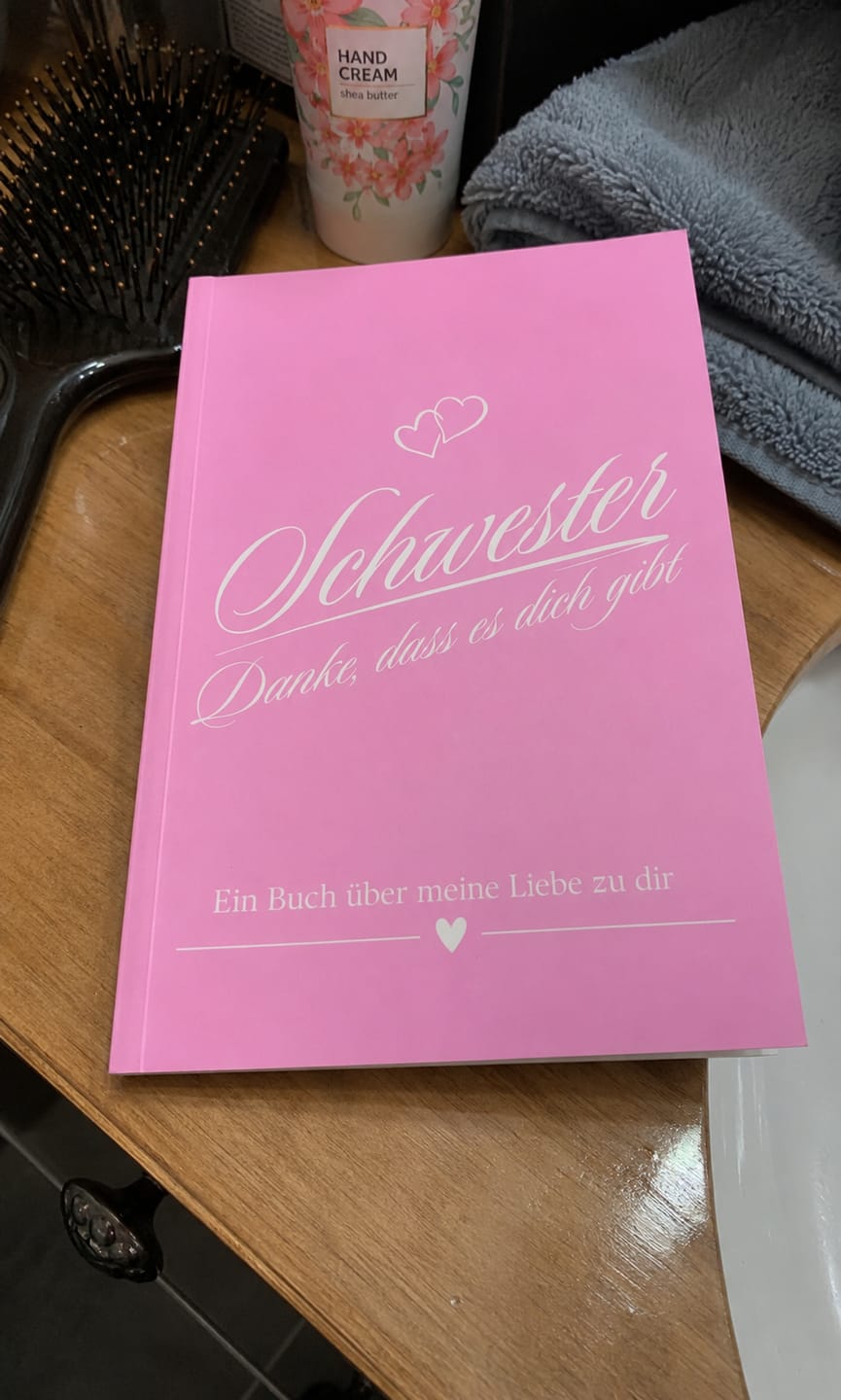 Customer photo review of Schwester Danke, dass es dich gibt
