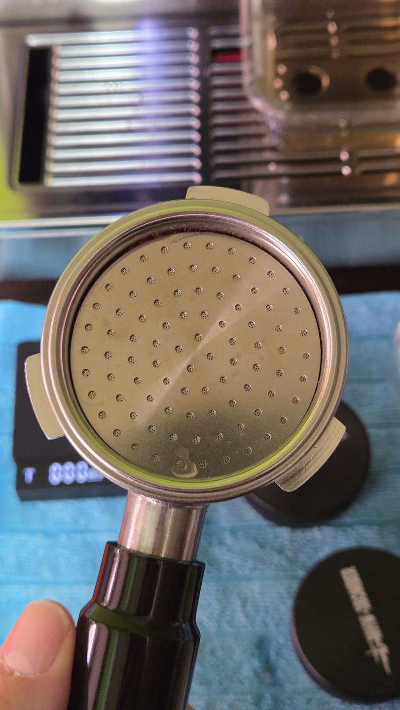 Customer photo review of MHW-3BOMBER Espresso Puck Screen Stand 51-58 mm
