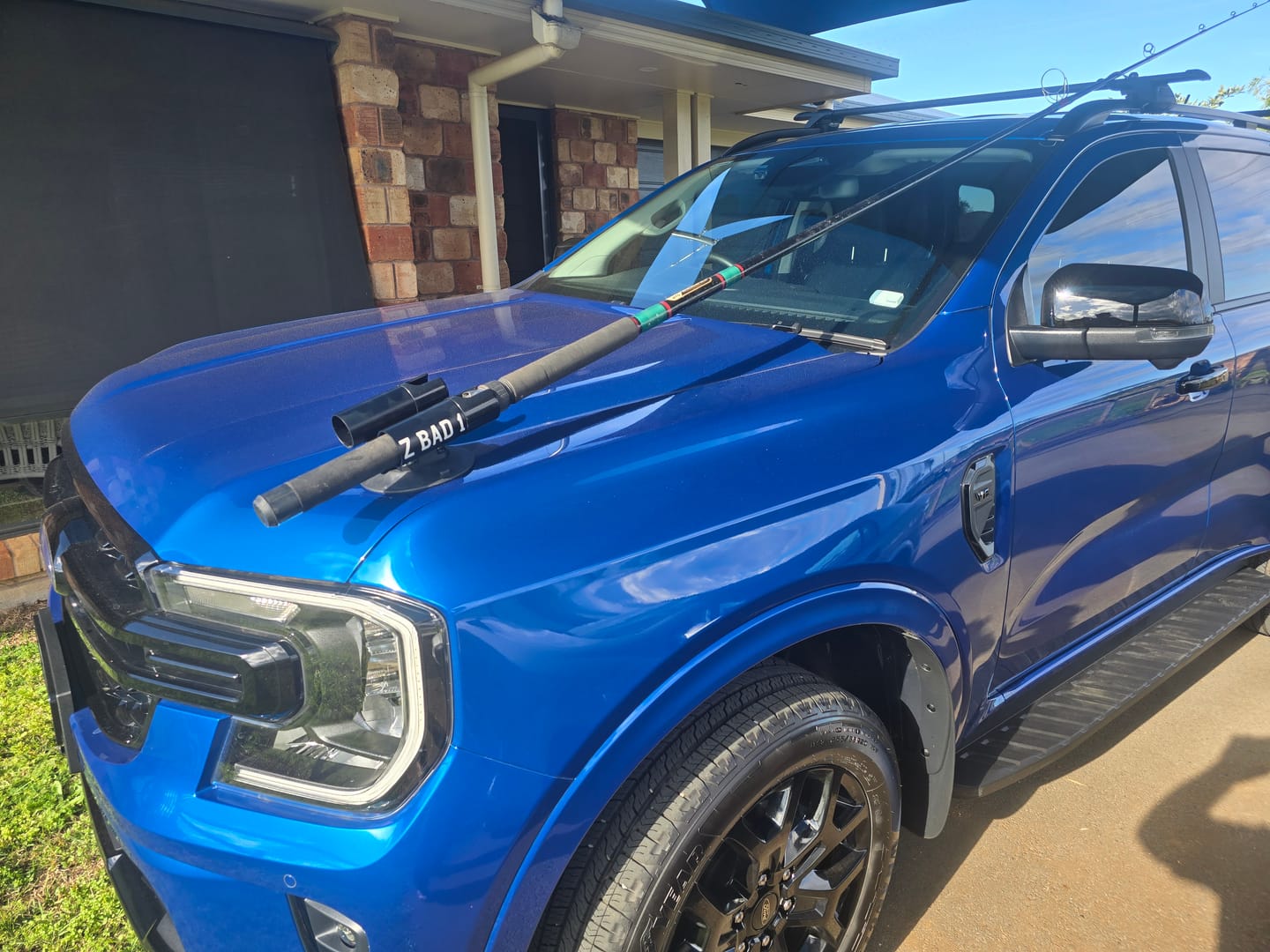 Customer photo review of ZBAD1 - Super Suction Mount Rod Holder