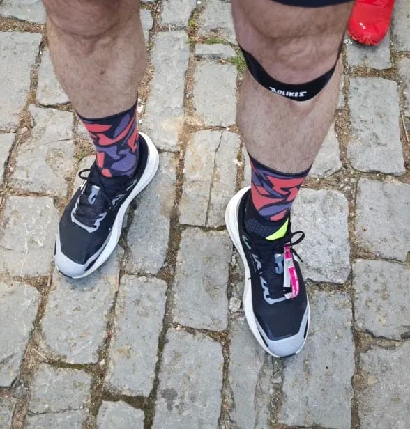 Customer photo review of Restora Plantar Fasciitis Relief Wrap