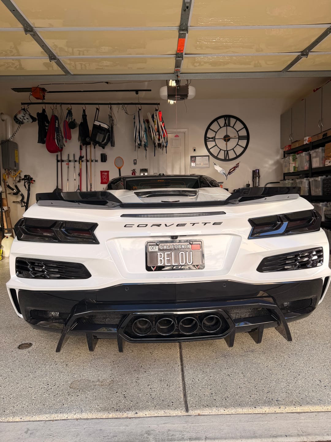Customer photo review of 2023-Up Corvette C8 Z06 Rear Bumper Finned Diffuser