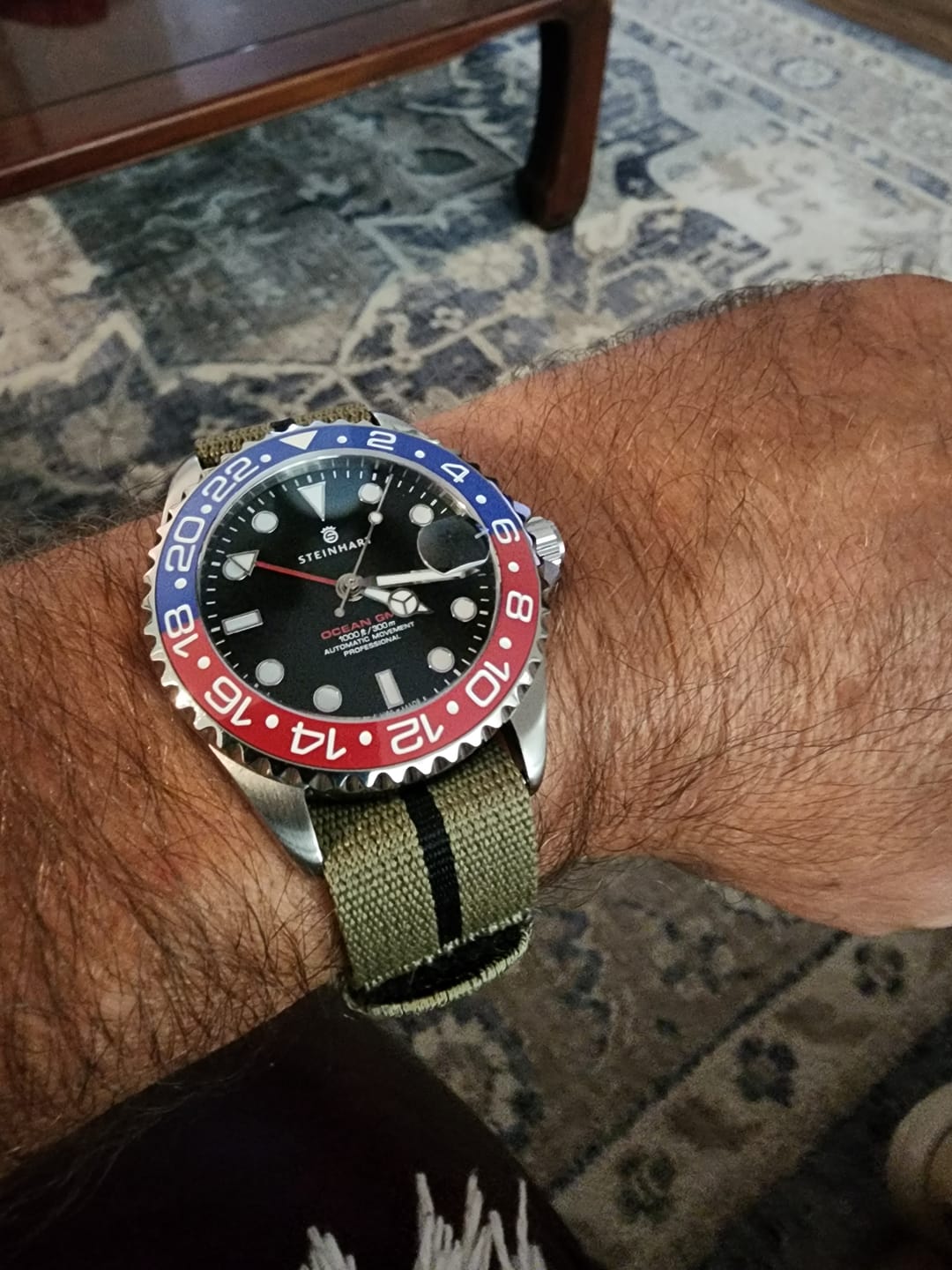 Customer photo review of Glomar Explorer - Hook & Loop Strap Striped