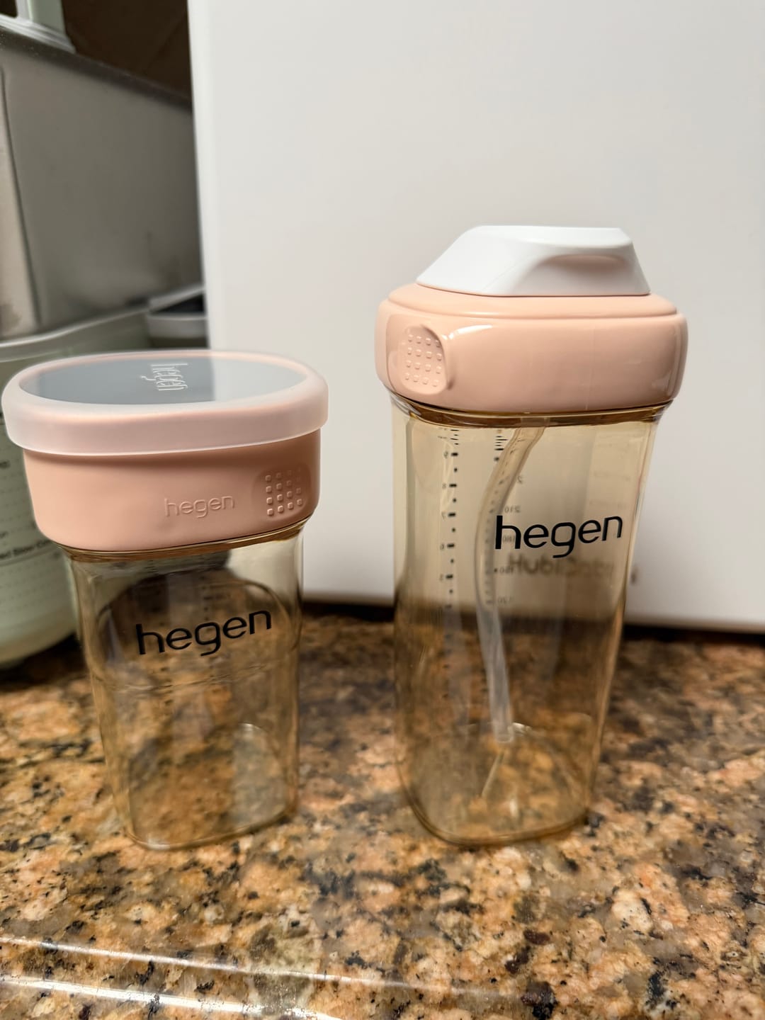 Customer photo review of Hegen PPSU Straw Cup - 9 Months Plus - 330ml/11oz - Pink