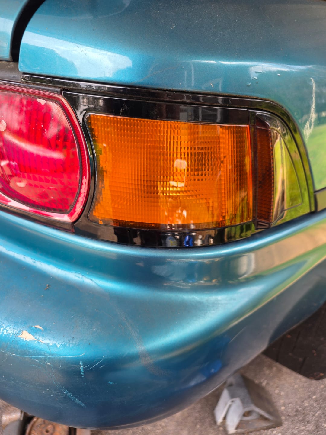 Customer photo review of MR2Heaven Reproduction Kouki Tail Lights - Side Lens [Amber, Red & Clear Available]