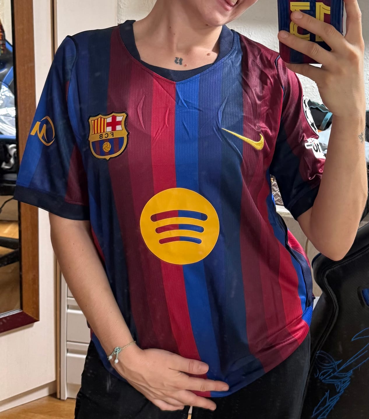 Customer photo review of Camiseta FC Barcelona Home 26/27