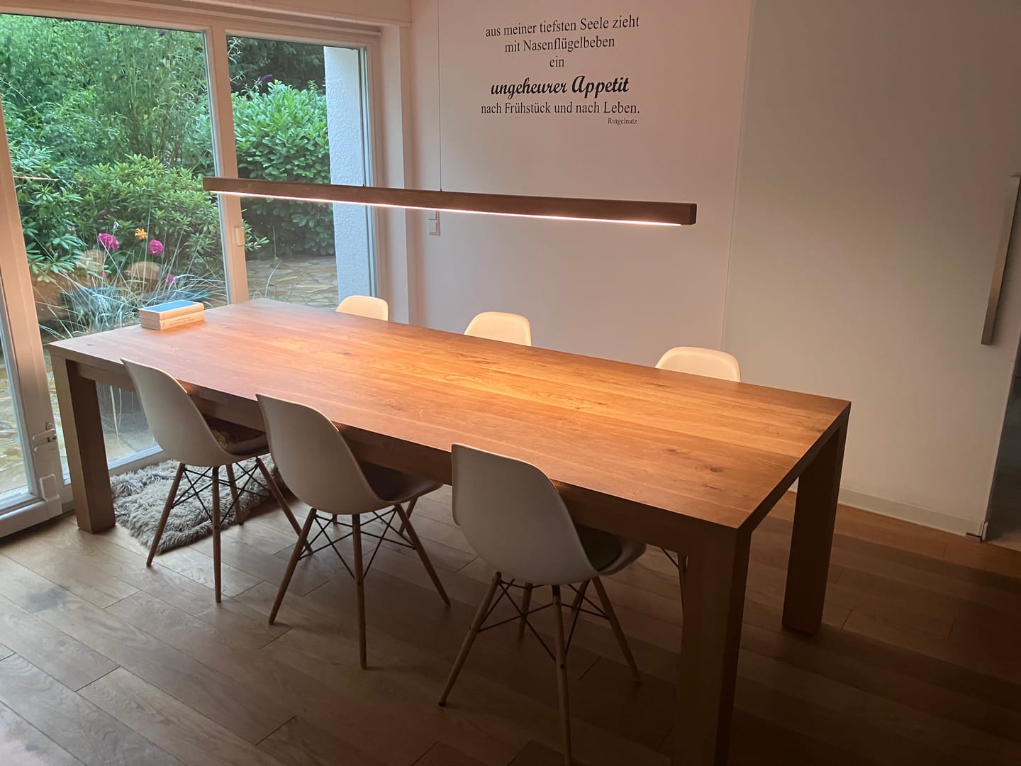 Customer photo review of Designer Pendelleuchte aus Massivholz, LED-Pendelleuchte - Tara