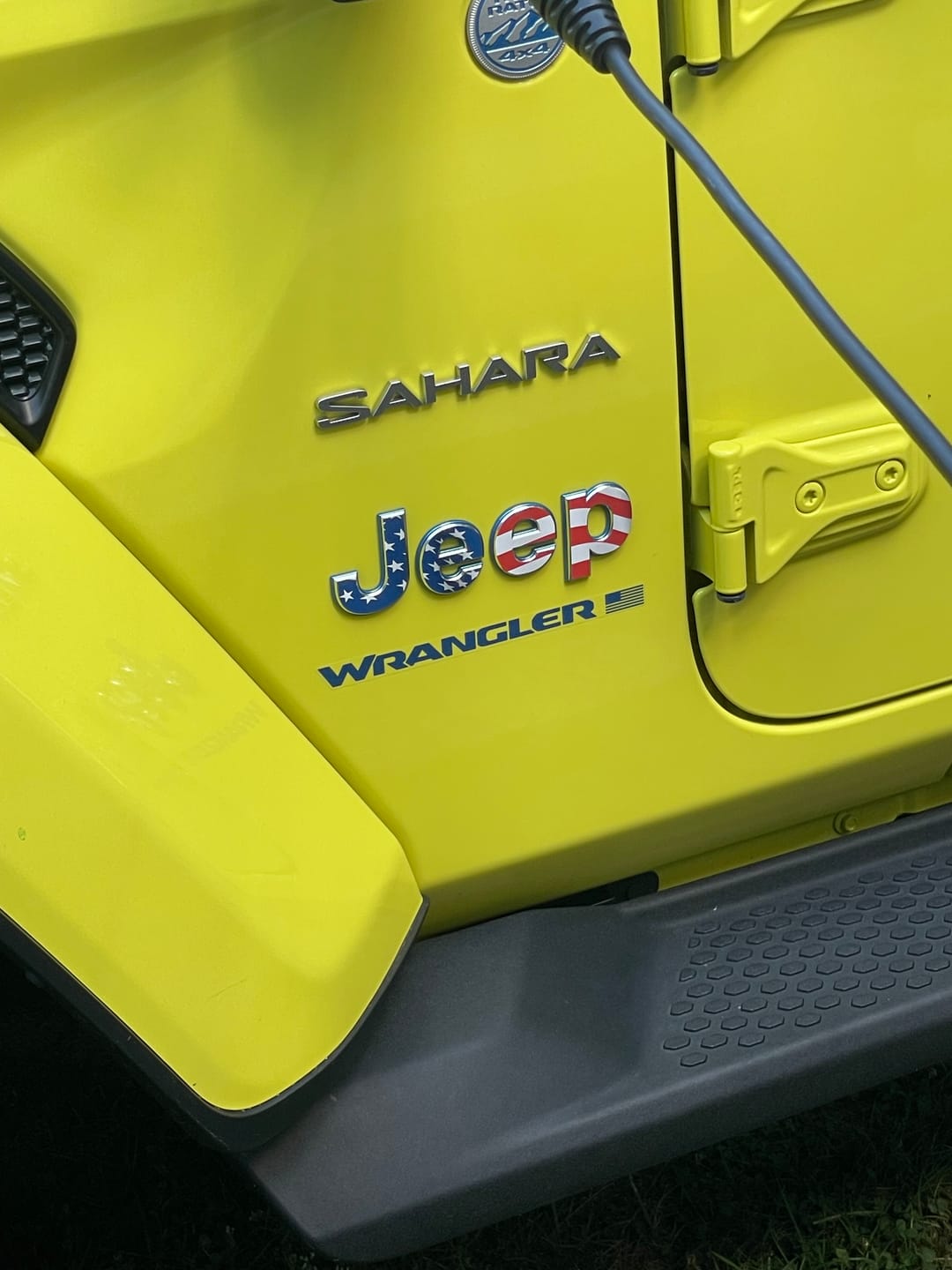 Customer photo review of JEEP Wrangler Emblem Overlay Decal Set | Fits JL, JK, TJ & YJ
