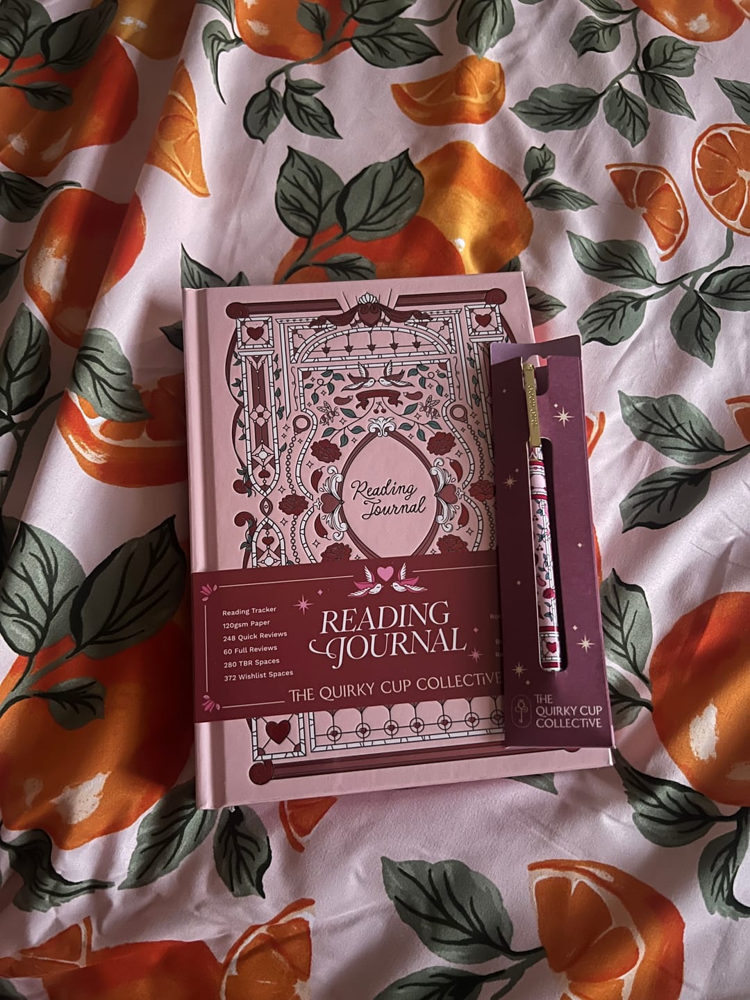 Customer photo review of Reading Journal - Sugar & Spice