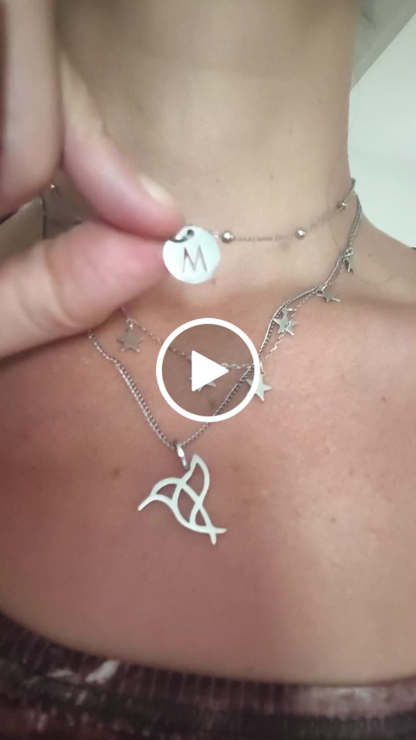 Customer video review of Collar Círculo Inicial
