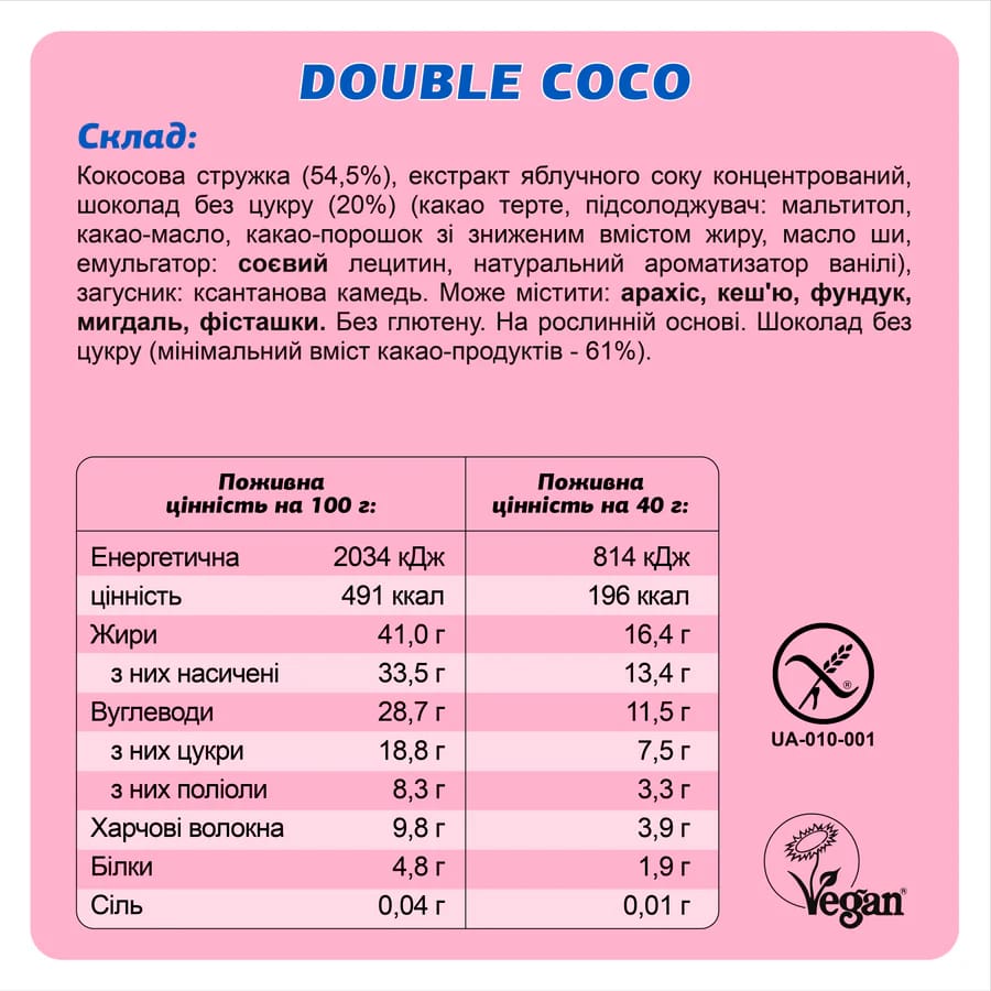 Customer photo review of Double Coco x10 шт.