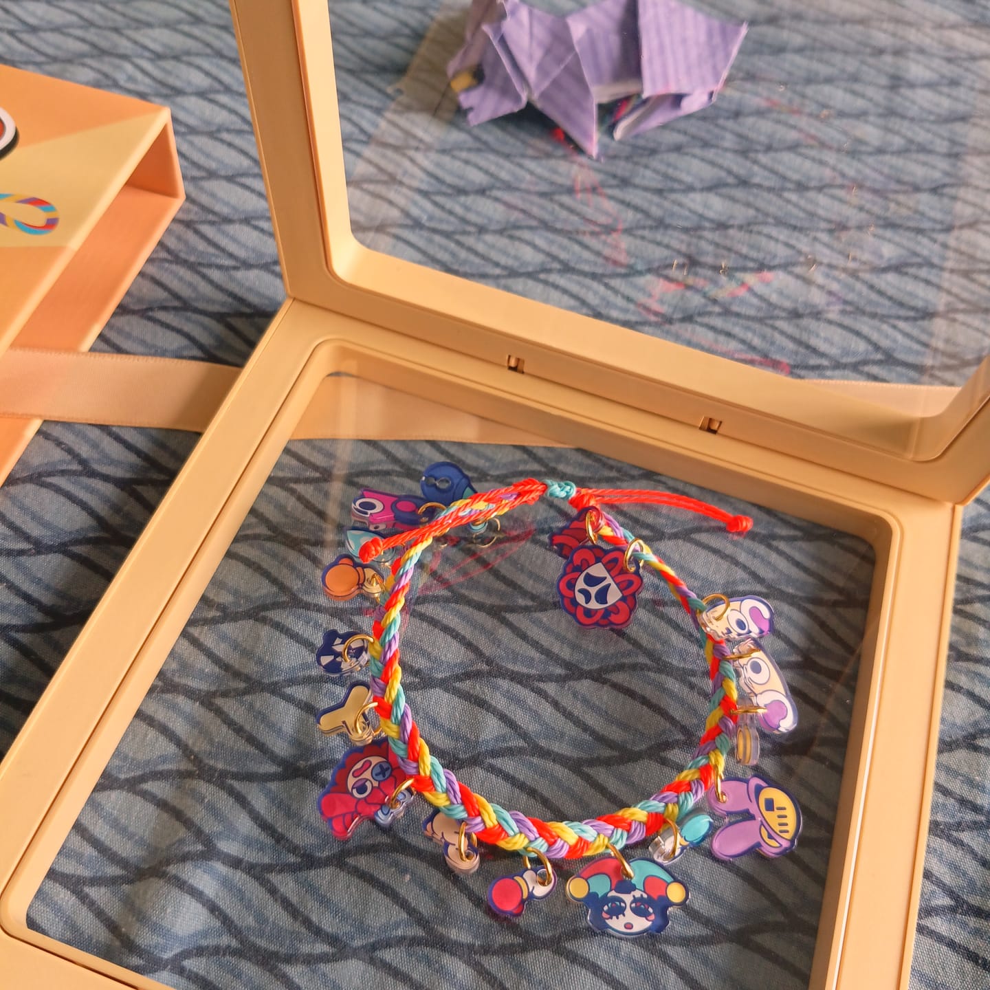 Customer photo review of Mangled Charm Bracelet