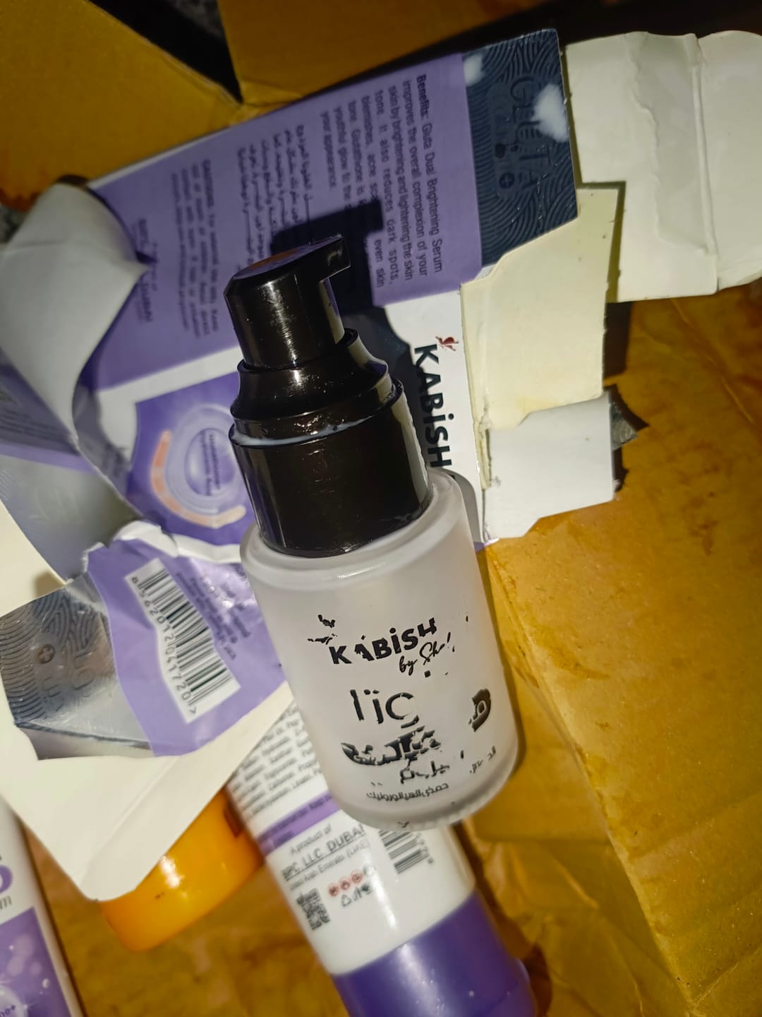 Customer photo review of Gluta Special Radiance Kit