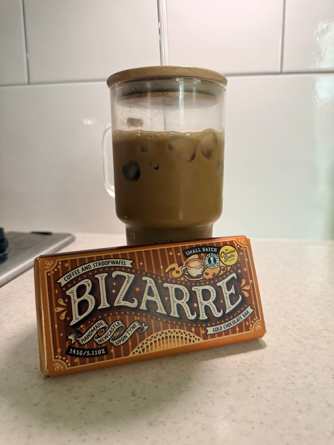 Customer photo review of Coffee and Stroopwafel Bizarre Bar 145g