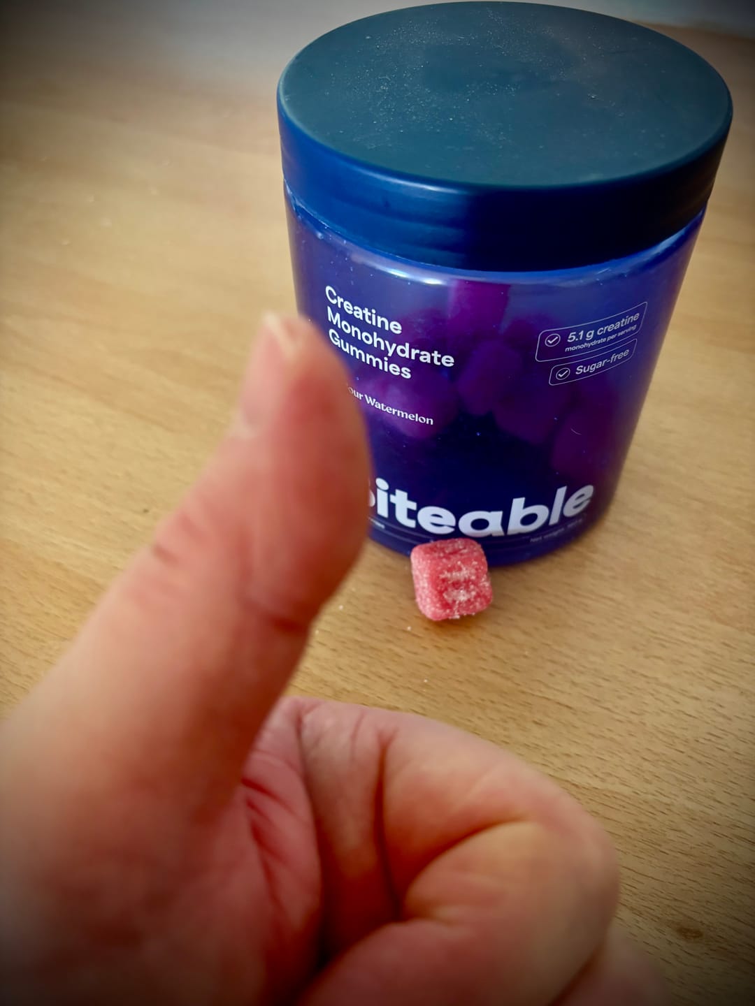 Customer photo review of Creatine Monohydrate Gummies