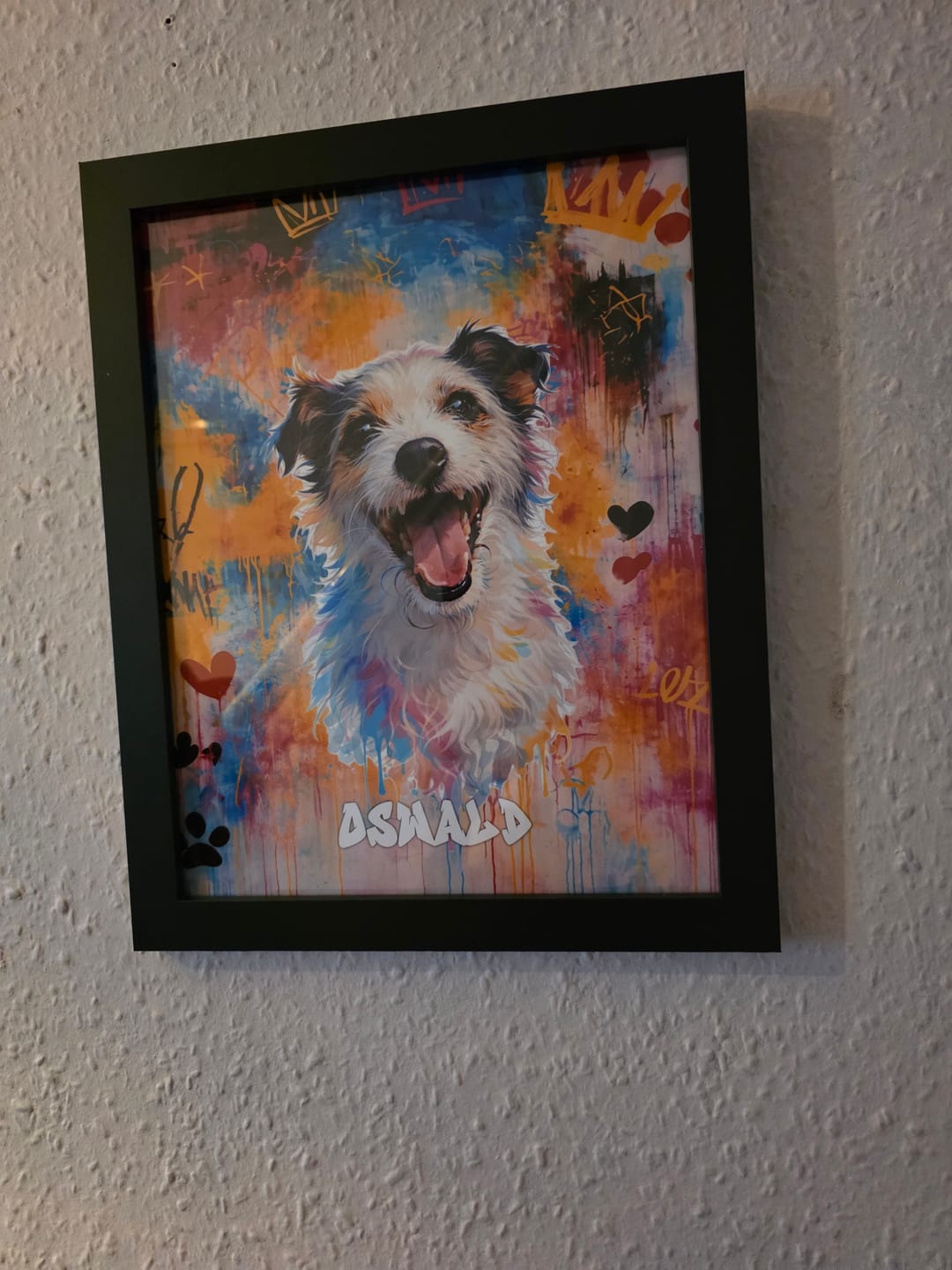 Customer photo review of Graffiti -  Personalised Poster