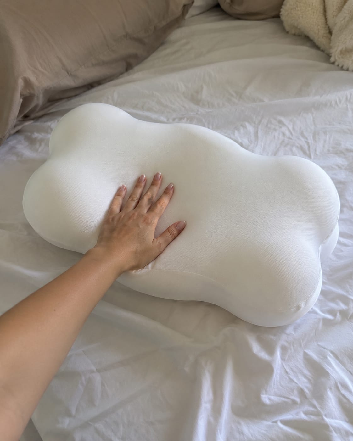 Customer photo review of RestUp Wolk™ Ergonomisch Nekkussen