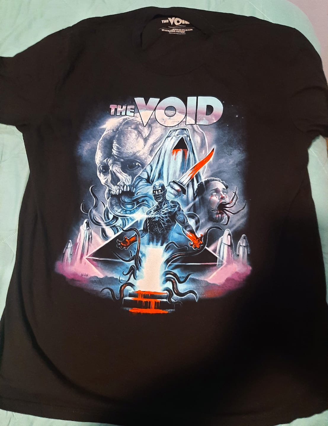 Customer photo review of THE VOID: COSMIC HORROR - T-SHIRT