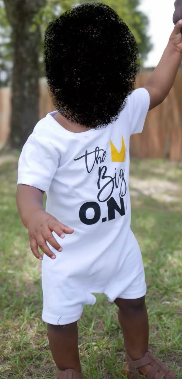 Customer photo review of Boys Short Sleeve Romper