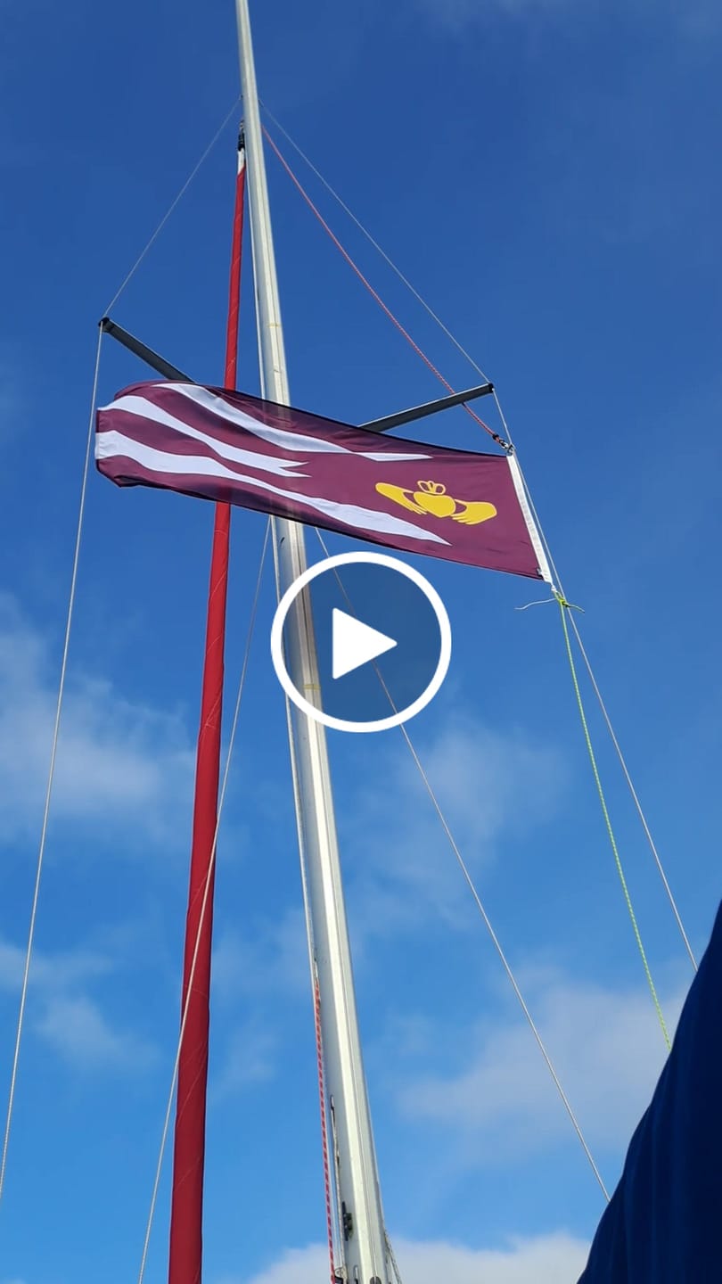 Customer video review of Personalised Standard Flag