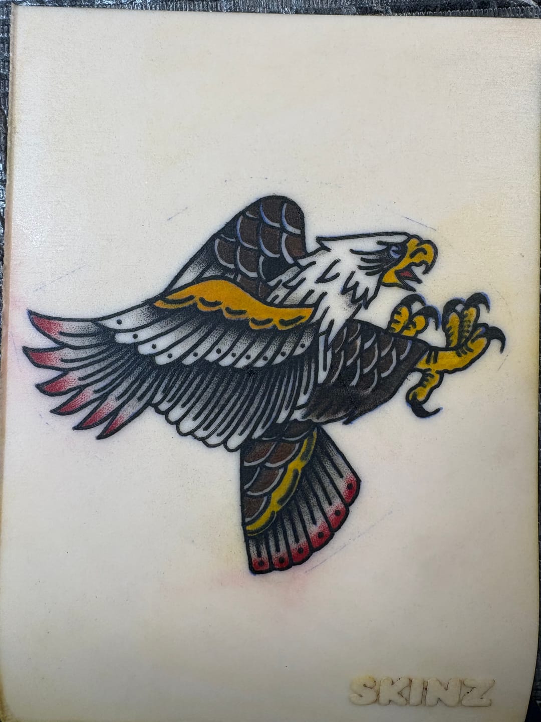 Customer photo review of Tattoo Practice Skin | Size Small A5 | Pack of 10