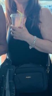 Customer photo review of Doyle Crossbody - Navy
